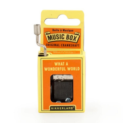 What a wonderful world music box