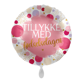 Tillykke med fødselsdagen lyserøde prikker