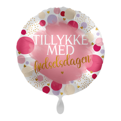 Tillykke med fødselsdagen lyserøde prikker