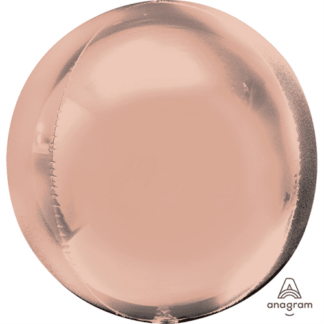 Rose gold orbz ballon 38x40cm