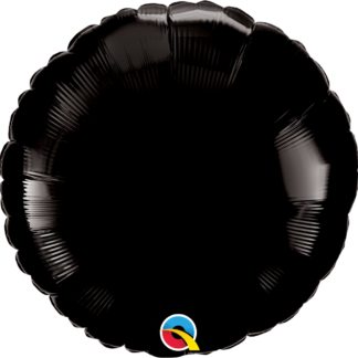 Onyx black - Rund 18” folie ballon