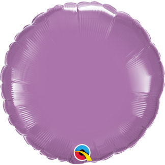 Rund folie ballon lys lilla