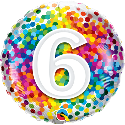 6 år konfetti