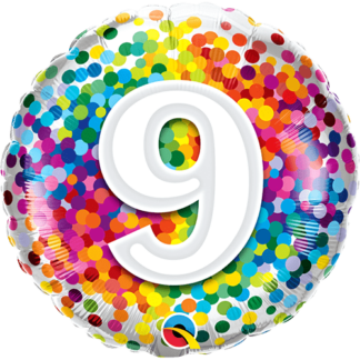 9 år konfetti