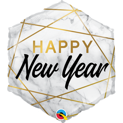 New year marble rectangles