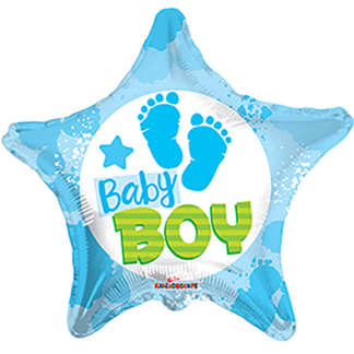 Baby boy footprints