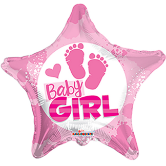 Baby girl footprints