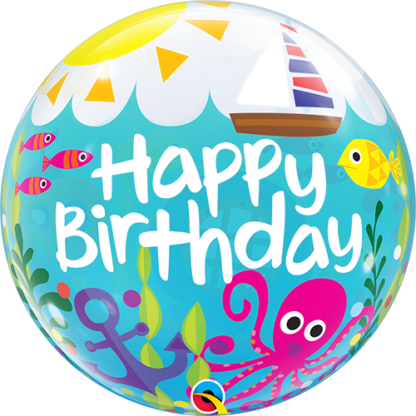 Happy birthday under vandet