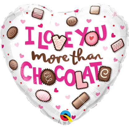 I love you more than chocolate