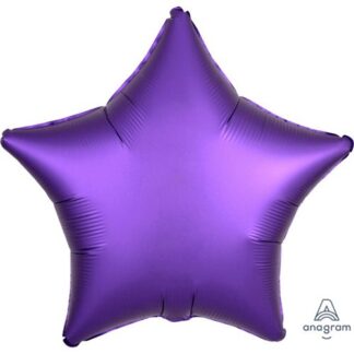 Stjerne folie ballon - lilla
