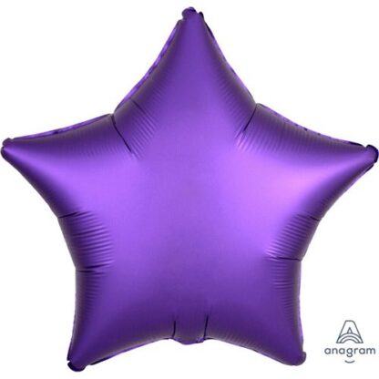 Stjerne folie ballon - lilla