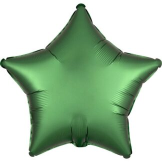 Stjerne folie ballon - smaragd grøn