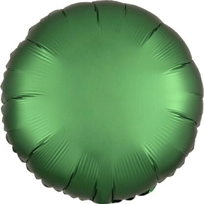 Rund folie ballon - smaragd grøn