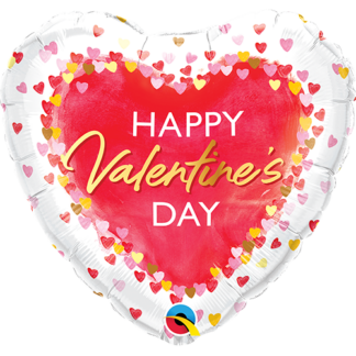 Valentine's Watercolor Hearts