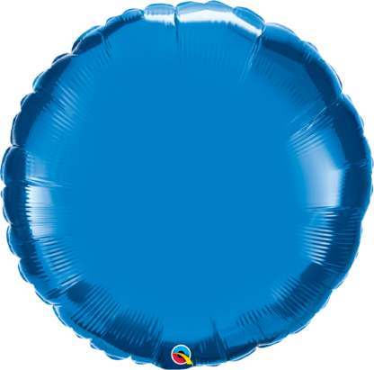 Sapphire blue - Rund 18” folie ballon