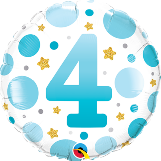 Blå prikker 4 år