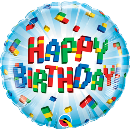 Birthday exploding blocks
