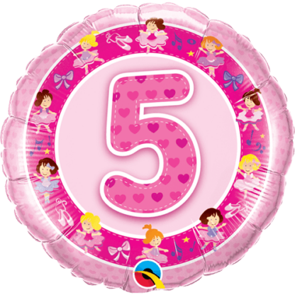 Pink ballerinaer 5 år