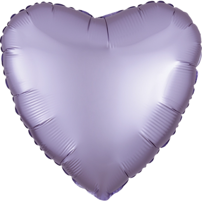 Pastel lilla folie hjerte