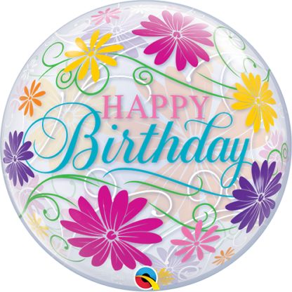 Birthday Flowers & Filigree