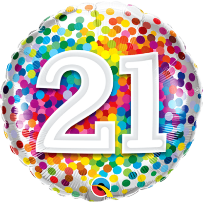 21 år konfetti