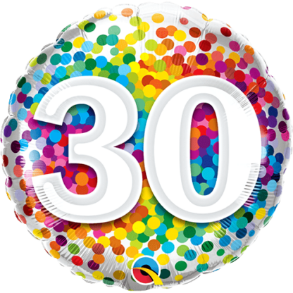 30 år konfetti