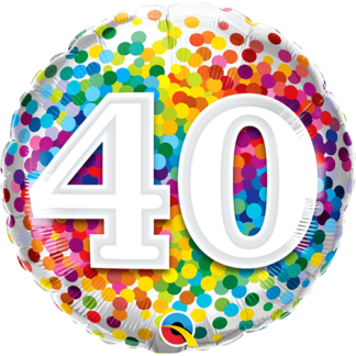 40 år konfetti
