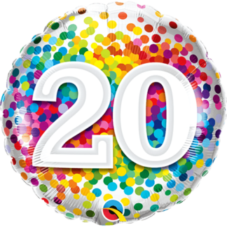 20 år konfetti