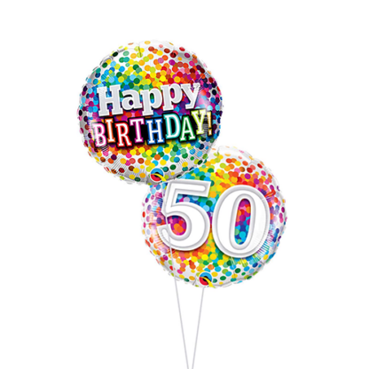 50 år fødselsdagsbuket