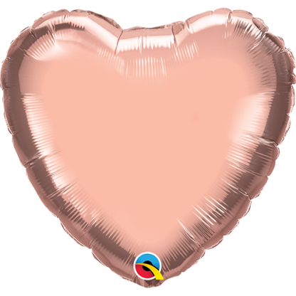 Folie hjerte rose gold