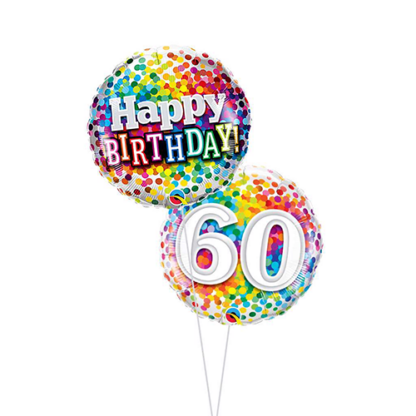 60 år fødselsdagsbuket