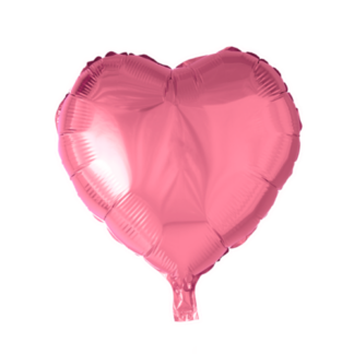 Folieballon hjerte pink