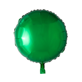 Folieballon rund grøn