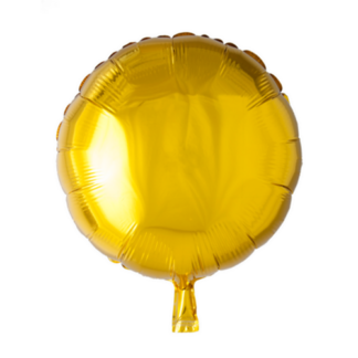 Folieballon rund guld