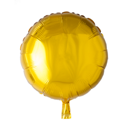 Folieballon rund guld