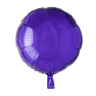 Folieballon rund lilla