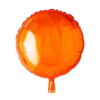 Folieballon rund orange