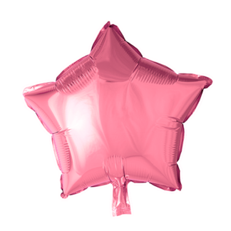 Folieballon stjerne pink