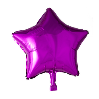 Folieballon stjerne hot pink