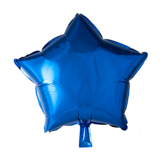 Folieballon stjerne navy blå