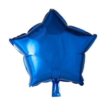 Folieballon stjerne navy blå