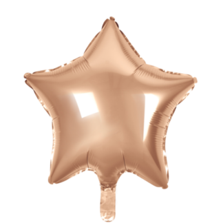 Folieballon stjerne rose gold