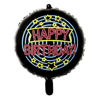Neon happy birthday