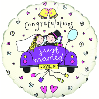 Congratulations just married