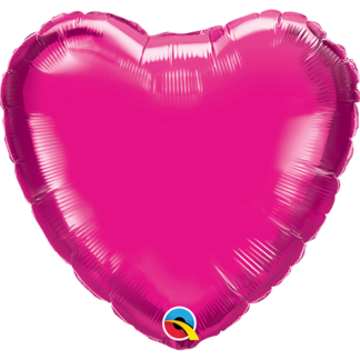 Folie hjerte magenta