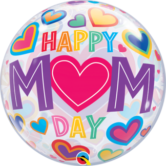 Mors dag ballon med hjerter