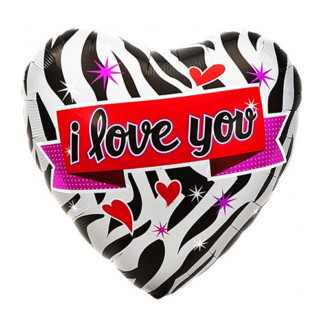 I love you zebra