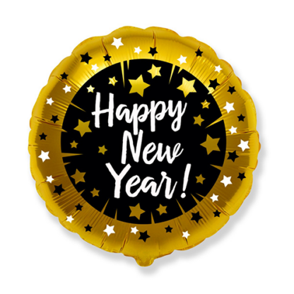 Happy new year med stjerner