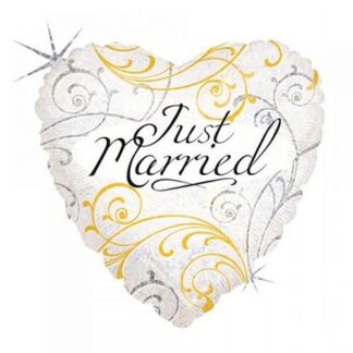 Just married folie hjerte