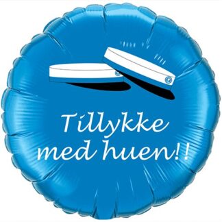 Tillykke med huen - blå